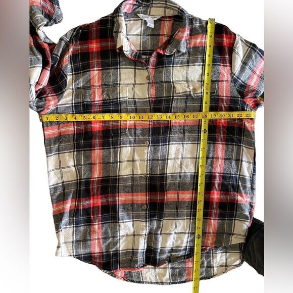 Old Navy Plaid Button Down Shirts - Red, Blue, White - Picture 6 of 14